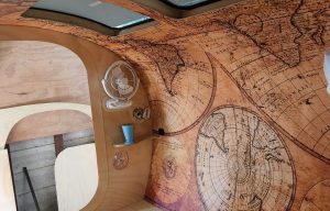 Austral Hoop Pine used for the interior of a van