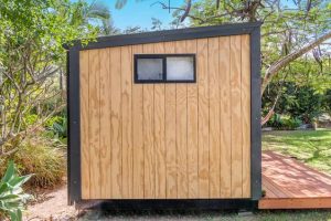 Shadowclad used for a tiny home exterior
